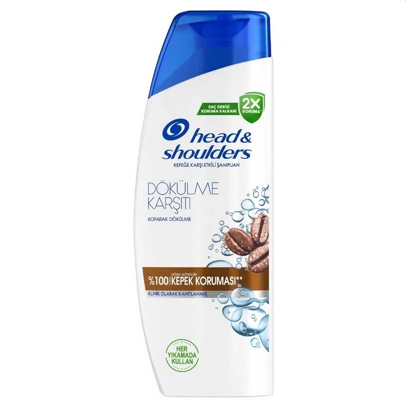 شامپوضد شوره ضد ریزش کافئین ANTI HAIR FALL DOKULME KARSITI 330 میلی لیتر فرمول آلمان و ساخت ترکیه